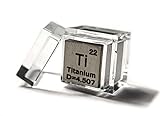 0.39" 10mm Titanium Metal Cube Ti up to 99.9% Pure