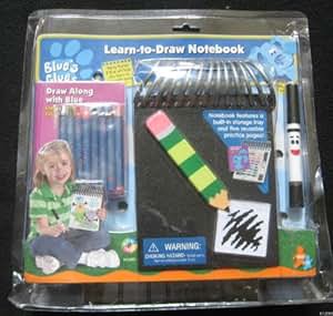 Amazon.com: Blue's Clues Learn to Draw Notebook - Marky Marker: Toys