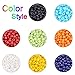 PH PandaHall Bead Loom Kit - About 1600pcs 8 Color 12/0 Glass Seed Beads, Steel Scissors, Knitting Needle, Threads for Necklace Bracelet Jewelry DIY Making