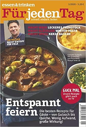 Essen Trinken Fur Jeden Tag 1 2020 Entspannt Feiern Amazon De Essen Trinken Fur Jeden Tag Bucher
