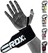 RDX Weight Lifting Wrist Support Wraps with Thumb Loop | Elasticated Straps for Strength Training, Powerlifting, Bodybuilding, Gymnastics, Workout and Xfit Exercise