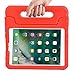 AVAWO Kids Case for iPad 9.7 2017/2018 & iPad Air 2 with Built-in Screen Protector - Light Weight Shock Proof Convertible Handle Stand Friendly Kids Cover for 9.7 iPad 5th & 6th Gen, Red