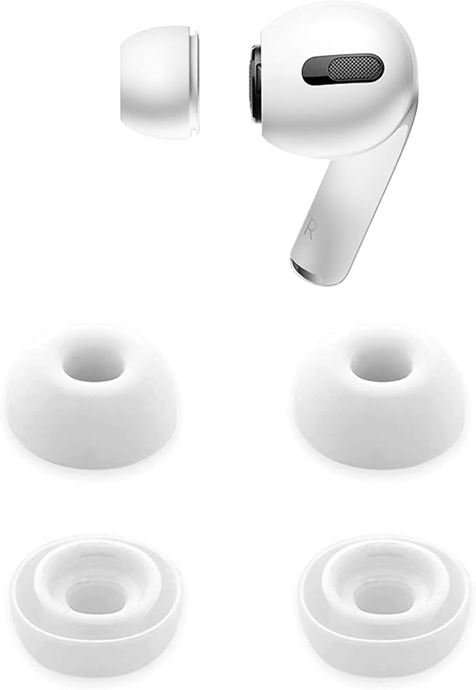Amazon.com: AIRSPO AirPods Pro Ear Tips 2 Pairs Ear Buds Silicone Tips Replacement for Apple 