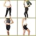 Women's High Waisted Tennis Skirt, Active Skapri with Pockets, Running Leggings with Attached Skirt, Black Golf Tennis Skirt