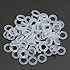 ELEGIANT 150Pcs Wei&szlig; Silikon O-Ring Tastenkappe Keycap Switch D&auml;mpfer White Keycap Rubber O-Ring Switch Dampeners f&uuml;r Cherry MX Switch keyboard