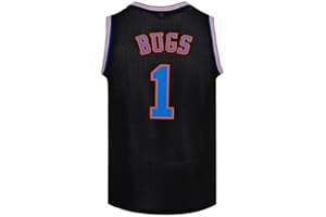 CNALLAR Youth Basketball Jersey Bugs #1 Lola #10 Space Movie Jersey Boys Sport Shirts S-XL