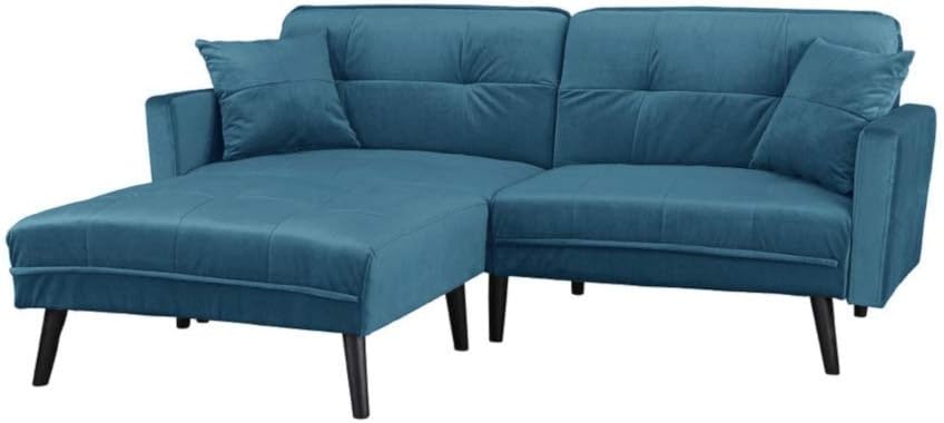 Bhdesign Barbara Canape D Angle 3 Places Convertible Velours