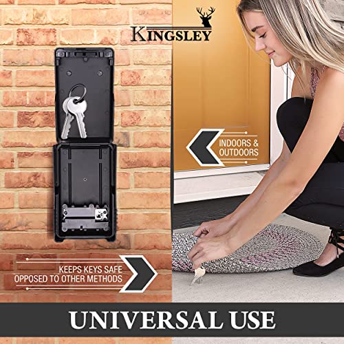 Kingsley Key Realtor Lock Box GuardaKey, Secure Weatherproof Key