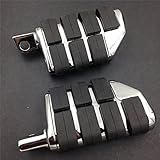 Motorcycle 8028 ISO Dually Foot Rest pegs For Harley Touring Electra Glide Softail & Dyna