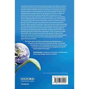 Economic Growth and the Environment: An Introduction to the Theory