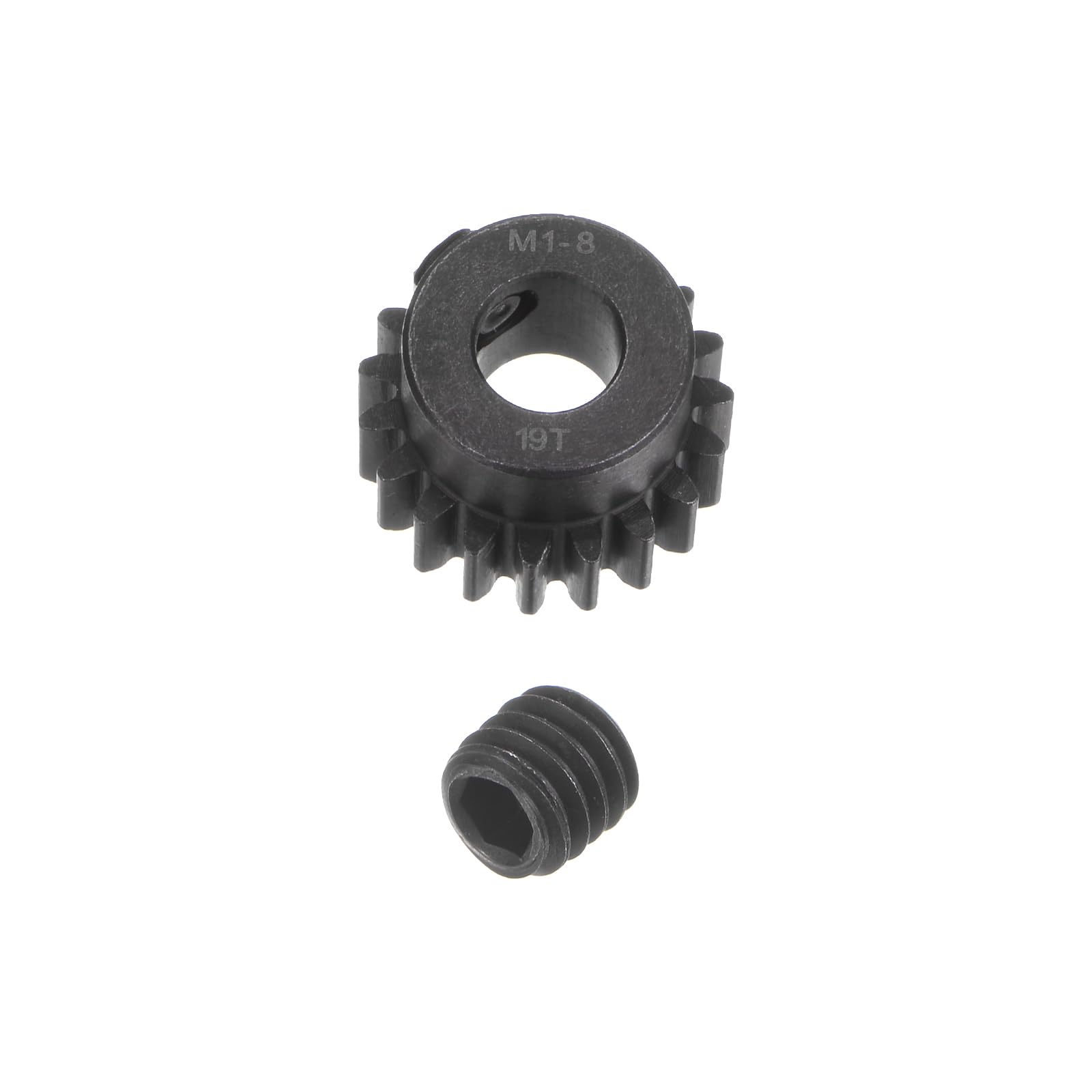 Photo 1 of uxcell Mod 1 19T Pinion Gear 8mm Bore Hardened Steel Motor Rack Spur Gear for RC Car Truck Gear Drive