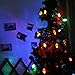 MAXINDA [Commercial Grade] Outdoor Colored Led Christmas Lights,13 Ft 25 C7 Bulb,Indoor Decorative Xmas Tree Lights,Wedding Party Garden Holiday Halloween Festive Mood Lighting to Bright Your Home Up