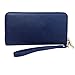 Womens RFID Blocking Wallet Classic Clutch Leather Long Wallet Card Holder Purse Handbag