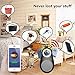 6 Pack Smart Key Finder Locator GPS Tracker - Kidaily Pet Tracker Alarm for Key Wallet Car Kids Bag Dog Cat Child Bag Phone Selfie Shutter Wireless Seeker Anti-lost Tag Travel Thanksgiving Gift