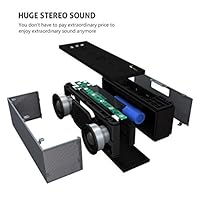 Meidong Chocolate mini Bluetooth Speakers Portable Wireless Speaker 12W with 3D Stereo Sound and Enhanced Rich Bass, Waterproof, 10H Playtime from meidong