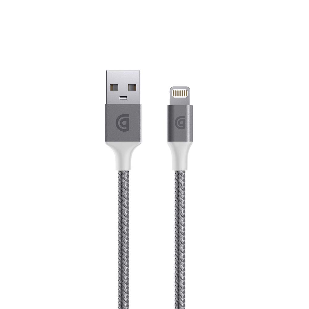 Griffin 5 ft Lightning Premium Charging Cable - Silver — image 1