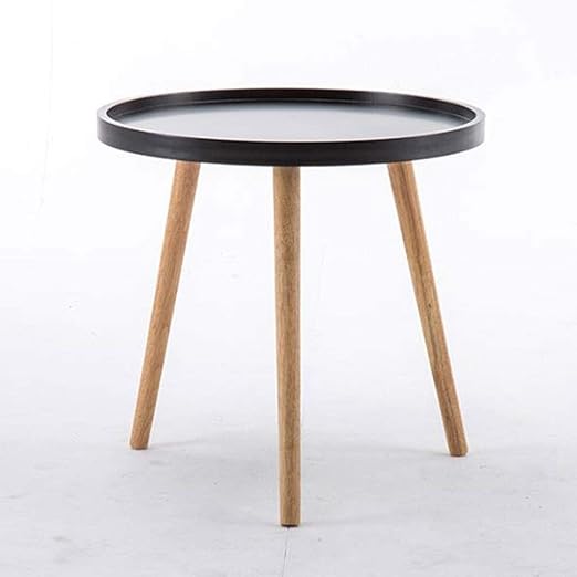 Amazon Com End Side Tables Sofa Table Solid Wood Small Round