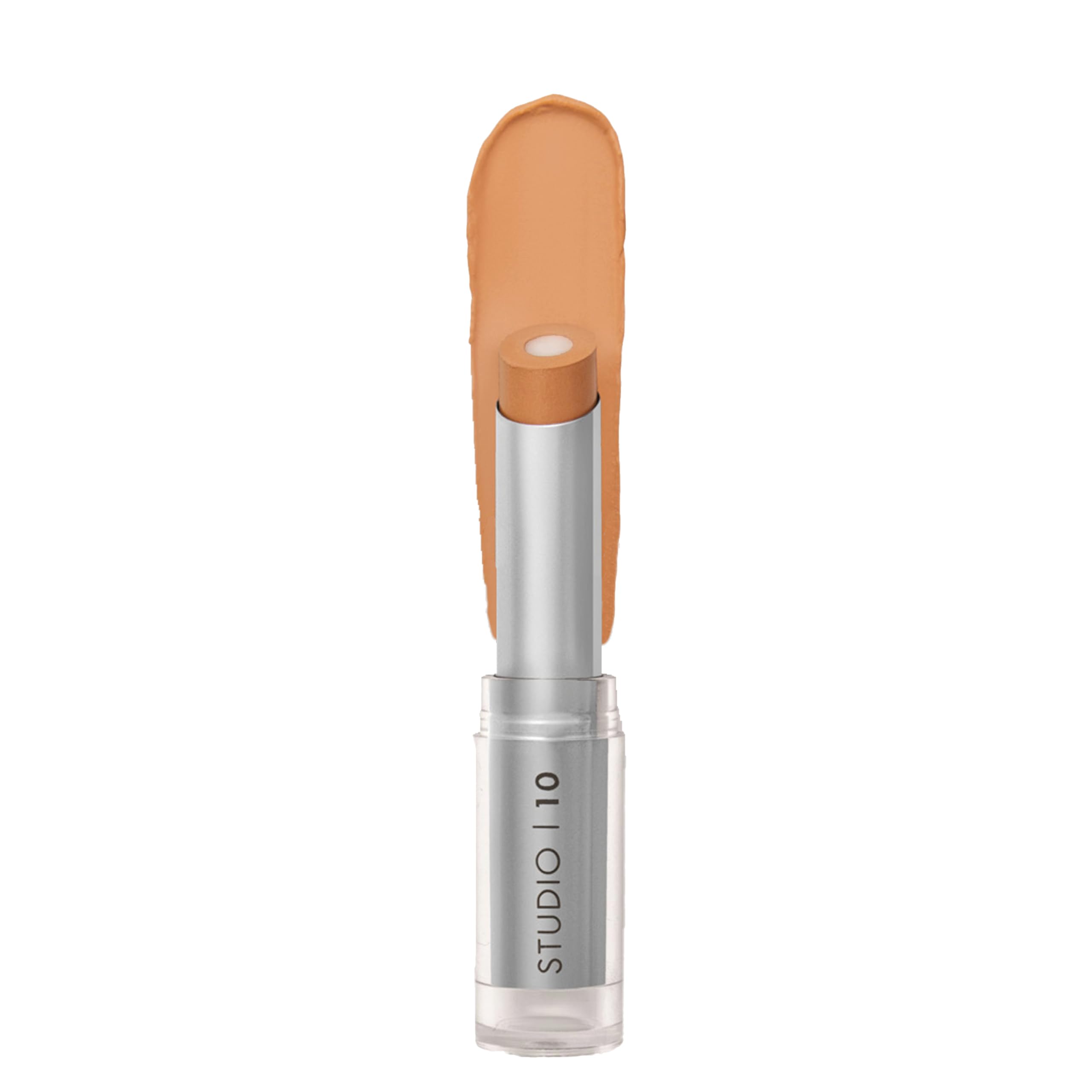 Dual Ended Under Eye Corrector & Brightener – Medium Shade, Peach Toned Dark Circle Concealer with Hydrating Skincare for Mature Dry Skin