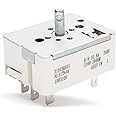 New Upgrade 316436001 Range Surface Element Switch Replacement for Frigidaire Stove, 8 inch Surface Burner Infinite Switch Replace Parts 316021501 1155395 AH1145040 EA1145040 AP3885460 PS1145040