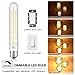 SUNMEG 4 Piece AJ-G9QG-SOAU T10 LED Bulb, Tubular Light Bulb, 6W Equivalent to 60W Incandescent Bulb, 120V, Soft White