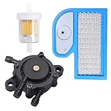 FH451V Air Filter with Fuel Pump Filter for Kawasaki FH451V FH500V FH531V FH541V FH580V FH680D 4 Stroke Engine Lawn Mower 49040-7001 11013-7002
