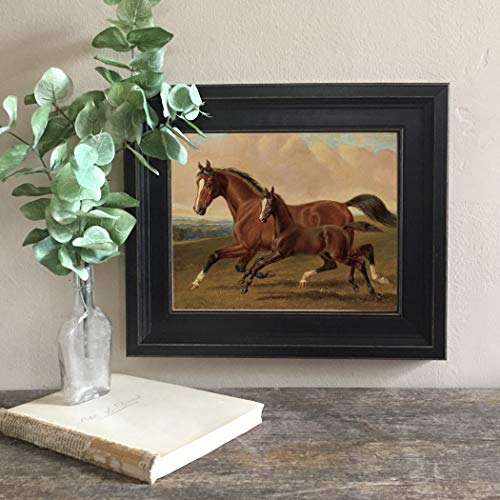 Schooner Bay Co. John Frederic Herring Elder Mare and Foal 8 x 10
