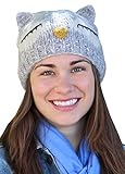 Comfy Critters Owl Knit Hat
