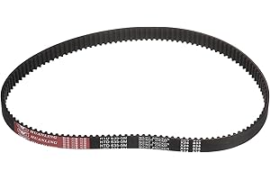 uxcell HTD-5M Rubber Timing Belt 127 Teeth, 635mm Pitch Length x 15mm Width x 3.6mm Height, Closed Loop Pulley Timing Belt
