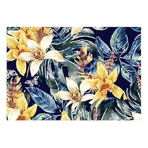 Wall26 - Vintage Floral Pattern Exotic Flowers - Canvas Art Wall Decor - 66"x96"