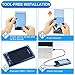 ELUTENG 2.5 Inch SATA to USB 3.0 External Hard Drive Enclosure Tool Free Hard Disk Case Compatible with WD HDD 9.5mm 7mm, SATA III SDD/HDD Housing Support UASP SATA III Max 2TB