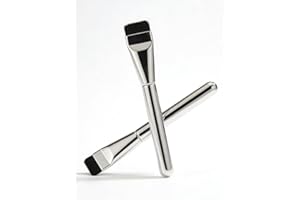 Foundation Brush - Ultra-Thin Flat Liquid Foundation Makeup Brush for Flawless Blending, Korean Style Foundation Spatula for 
