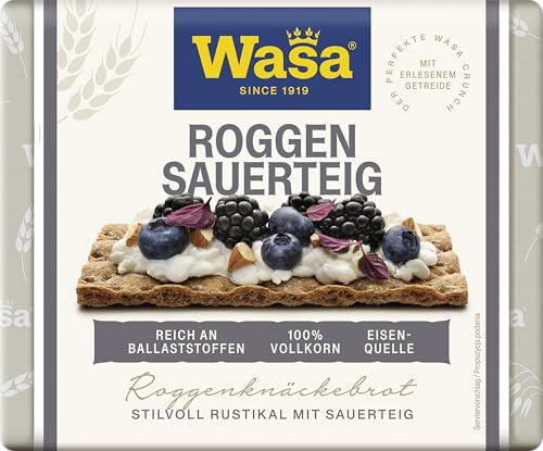 Wasa Knäckebrot Roggen Sauerteig 235g | Langjährige Backtradition, die man schmeckt, 96% Roggenvollkornmehl 3