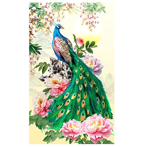 Awakingdemi DIY Diamond Embroidery Painting Peacock Home Decoration