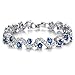 Opk Jewelry Platinum Plated Cubic Zirconia bracelet For women Wedding Jewelry