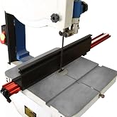 O'SKOOL 24 inch Straight Edge Guide Clamp with Band Saw Fence | Quick Release Setup, Slight Angle Adjustment, Parallel Cuts, For Thin Veneers And Thick Stock,PTA18
