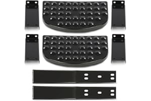 CNNELL Side Step Kit New Production Compatible with Willys CJ2A CJ3A CJ3B M38 CJ5 Jeeps