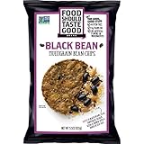 Food Should Taste Good, Tortilla Chips, Multigrain Bean Chips, Black Bean, 5.5 oz (Pack of 12)