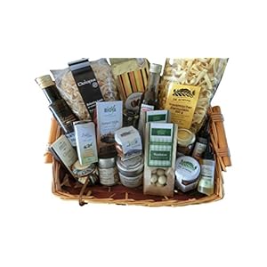 Gourmet Korb Traumhaft mit Delikatessen aus Deutschland, Italien, Griechenland, Hawaii und Kambodscha oder Uganda | gut als: Geschenkkorb Luxus