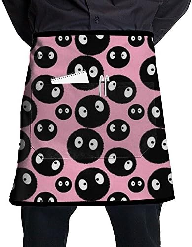 OGYSFS Delicious Biscuit Bib Apron Waist Apron Half Bistro Apron With Pockets For Men And Women