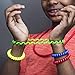 Chew Necklaces Bracelets for Kids with Sensory Needs, Sensory Necklaces for Chewing Stretchy Coil Bracelet for Boys Girls Relieve Autism Anxiety ADHD, Oral Chew Toys for Kids Fidgeting (4 Pack)
