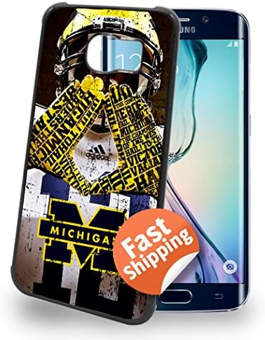 Michigan Wolverines Cell Phone Hard Case for Samsung Galaxy S6 Edge