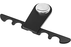 MoyanSuper Portable Pool Stick Holder - Weighted 4-Cue Claw Holder for Billiard Table, Black