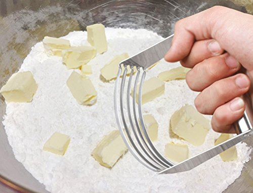 Daycount Manual Dough Blender Stainless Steel Baking Pastry Blades Butter Lard Cutter Flour Mixer Kitchen Baking Tools