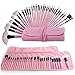 Vander 32pcs Makeup Brushes Set Foundation EyeShadow Powder Makeup Brush Tools + Pouch Bag Case (Pink)