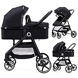Lortsybab 2-in-1 Baby Stroller with Bassinet Mode