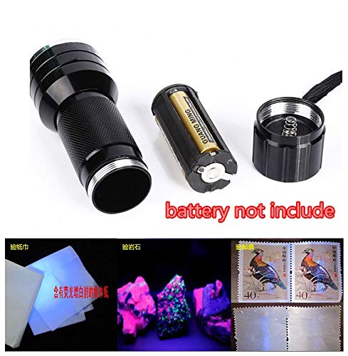 The Wolf Moon® Flashlight / Blacklight,Utlra Violet LED 21 LED 395nm, UV LED Flashlight, Pet UV Urine & Stain Detector, Find Stains on Clothes, Carpet or Rugs