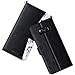 ULAK Galaxy S8 Plus Case, Galaxy S8 Plus Wallet Case with Kickstand for Women Card Holder ID Slot Hand Strap Shockproof Full Protective PU Leather Cover (NOT for Galaxy S8)-Black