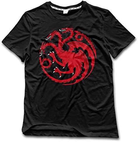 NOSOSO House Targaryen Of King's Landing Tees T Shirts Short Sleeve For Men