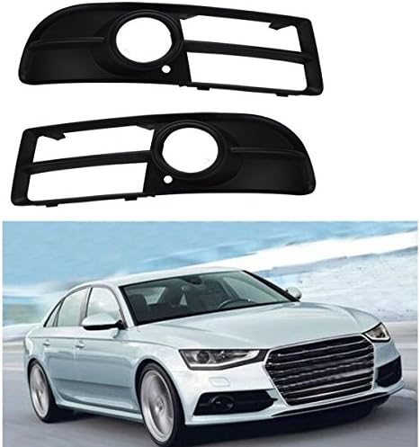 GVDOR Front Lower Left And Right Side Bumper Light Insert Grilles For Audi A4 B7 S-line 2.0L S4 2007 2008 2009 1 Pair