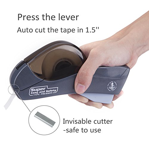 image for AFMAT Tape Cutter, Handheld Tape Dispenser with Invisable Tape, Applic